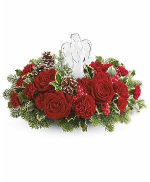 Teleflora's Evergreen Blooms Bouquet 