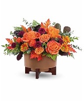 Teleflora's Fall For Copper Centerpiece 