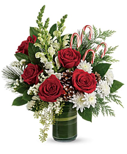 Teleflora's Festive Pines Bouquet 