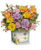 Teleflora's Floral Buzz Keepsake Arrangement