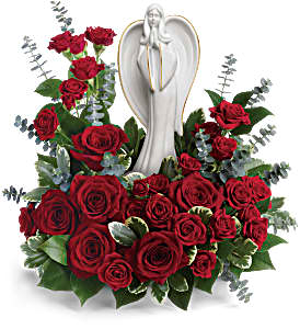 Teleflora's Forever Our Angel Fresh Flower with Keepsake