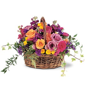 Teleflora's Garden Gathering Basket  Basket Arrangement