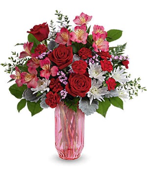 Teleflora's Gorgeous Gem Vase Arrangement 