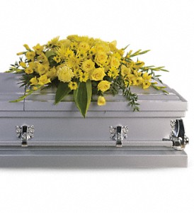 Teleflora's Graceful Granduer  Casket Spray