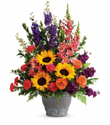 Hues of Hope Fresh Arrangement in New Castle, IN | WEILAND'S FLOWERS