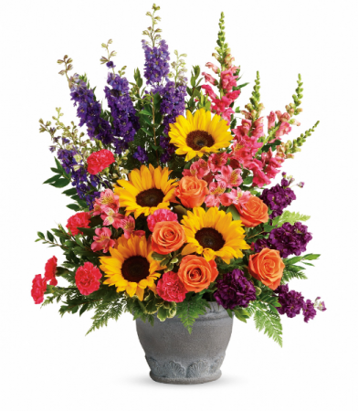 Teleflora's Hues Of Hope T279-1B Bouquet