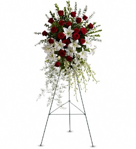 Teleflora's Lily & Rose Tribute Spray 