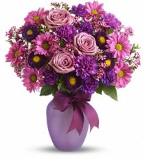 Teleflora's Love and Laughter Fresh Vased Arrangement