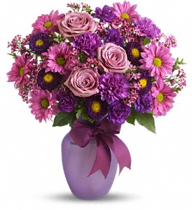 Teleflora's Love and Laughter Fresh Vased Arrangement