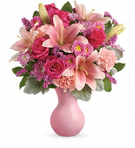 Teleflora's Lush Blush TEV45-2B Bouquet 