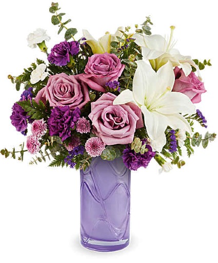 Teleflora's Mauvelous Bloom 