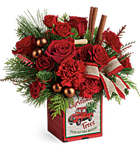 Teleflora's Merry Vintage Christmas T19X600B Bouquet 