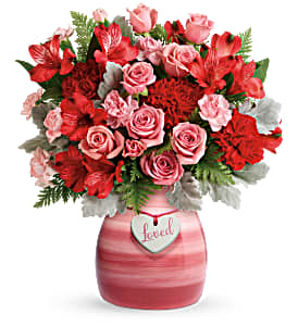 Teleflora's Playfully Pink T20V300B Bouquet 