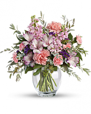 Teleflora's Pretty Pastel Bouquet Fresh Mixed Flower Arrangement