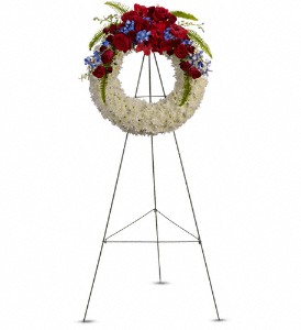 Teleflora's Reflections of Glory Wreath Standing Wreath