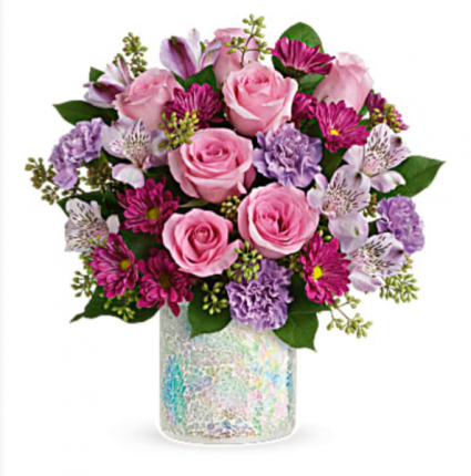 Telefloras shine in style bouquet  