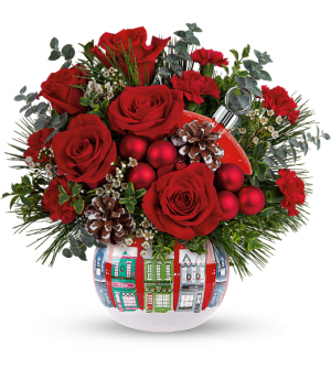 Teleflora's Snowy Village 