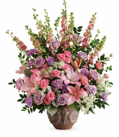 Teleflora's Soft Blush T279-3B Bouquet
