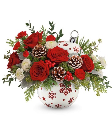 Teleflora's Sprinkle Sparkle Bouquet(limited edit) Christmas Arrangement in Winnipeg, MB | MYRA ROSE FLORIST