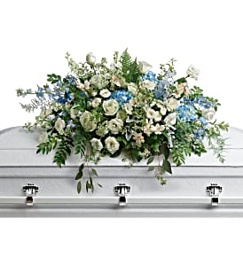 Teleflora's Tender Remembrance Casket Spray Casket Spray