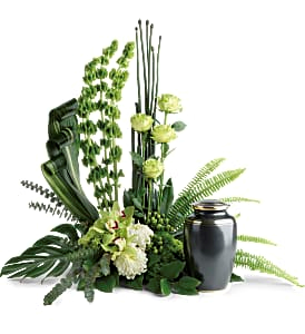 Teleflora's Tranquil Peace Cremation Tribute Urn Not Included