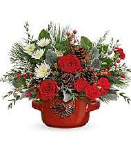 Teleflora's Vintage Stoneware Stoneware bowl