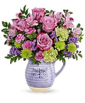 Teleflora's Whimsical Dragonfly Bouquet Fresh Arrangement with a Teleflora Keepsake