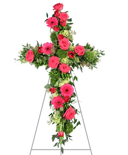 Tender Cross Standing Spray