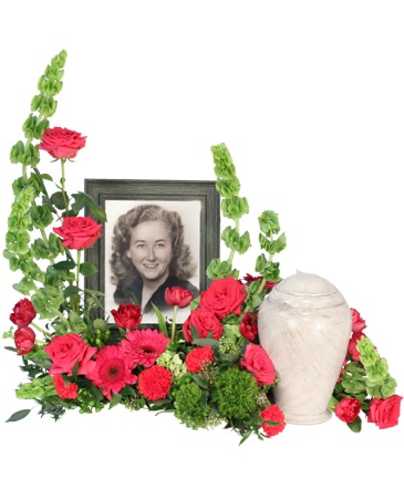 Tender Memorial Cremation Flowers   (urn/frame not included)  in Cincinnati, OH | Reading Floral Boutique