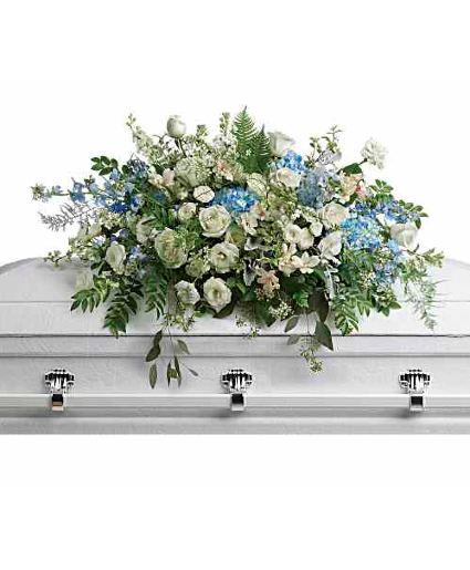  Tender Remembrance Casket Spray 