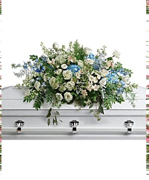 Tender Remembrance Casket Spray sympathy arrangements