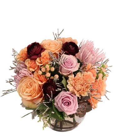 Tender Sunset Floral Arrangement in Kanata, ON | Ginestra Flower Shop