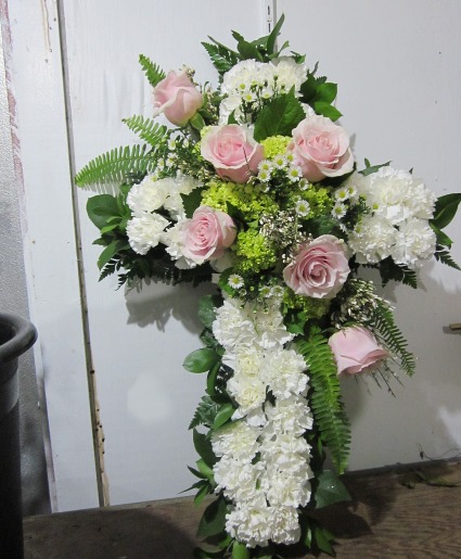 Tenderness Cross 18" Floral Cross