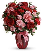 Teleflora - Dance With Me Bouquet With Red Roses Arrangement