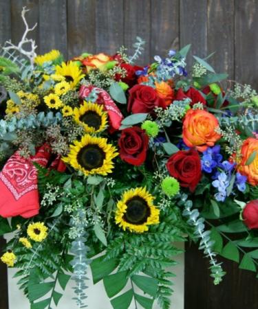 TEXAS CASKET COVER 