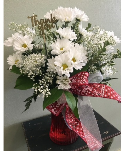 THANK YOU BOUQUET VASED ARRANGEMENT