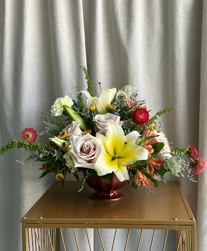 THANKFUL CHEERS FLOWER ARRANGEMENT