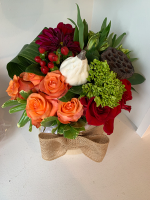 Orange and Red Flower Box