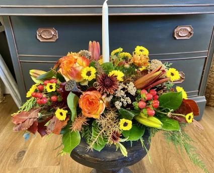 Thanksgiving Candle Centerpiece 