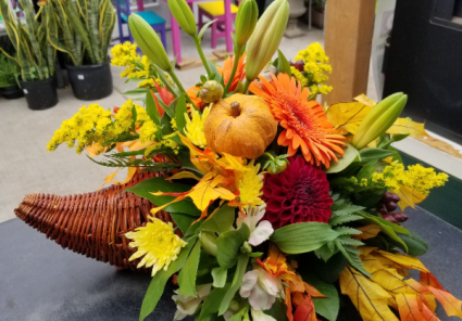 Thanksgiving Center Piece Fall Arrangement