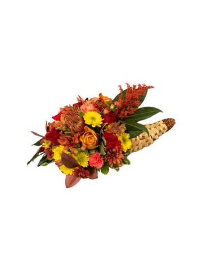 Thanksgiving Cornucopia Arrangement