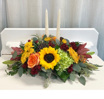 Gather for the Feast  Centerpiece in Bluffton, SC | BERKELEY FLOWERS & GIFTS