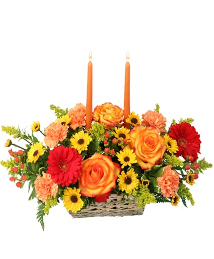THANKSGIVING DREAMS BASKET  ARRANGEMENT 