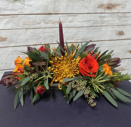 Thanksgiving Long and Low Centerpiece