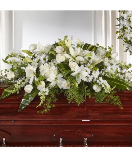 The abundance casket spray  