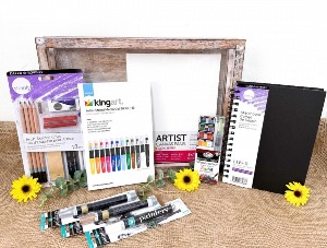 The Artists Package  Gift Basket 