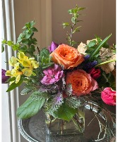 The Bold Color Story Flower Arrangement