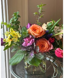 The Bold Color Story Flower Arrangement