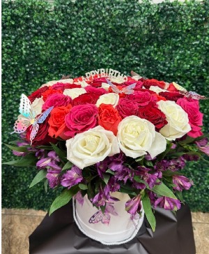 The Butterfly Birthday Garden Bouquet 