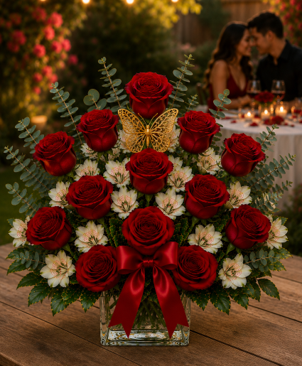 The Butterfly's Love Story Call Us for Faster Service & Daily Specials: (915) 303-8500 Text Us to Order Anytime: (915) 505-3708 Your trusted source for Flowers & Delivery in El Paso TX 